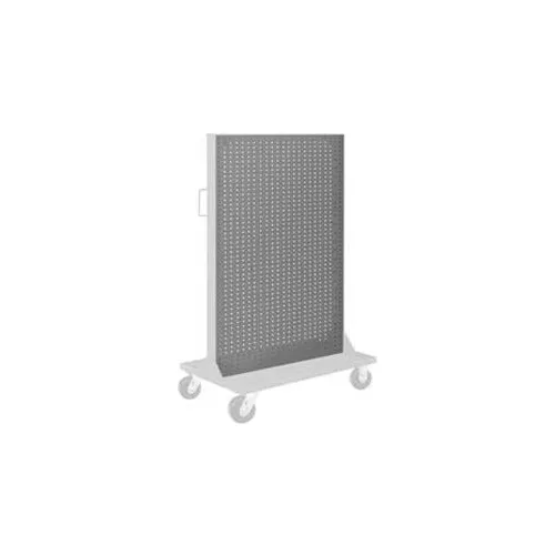 Global Industrial™ Pegboard Panel For Portable Bin Cart, 36"W x 61"H, Gray