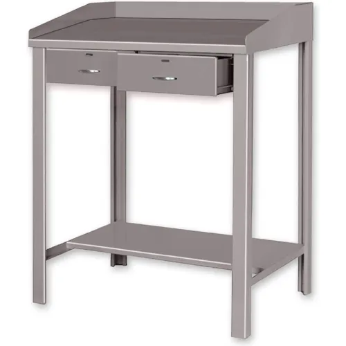 Global Industrial™ Shop Desk W/ 2 Drawers, Sloped Surface, 36