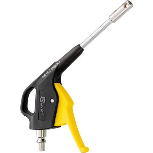 Prevosts1 Composite Blow Gun with Metal Nozzle Equipped with Integrated 1/4" Plug, ARO 210 Profile