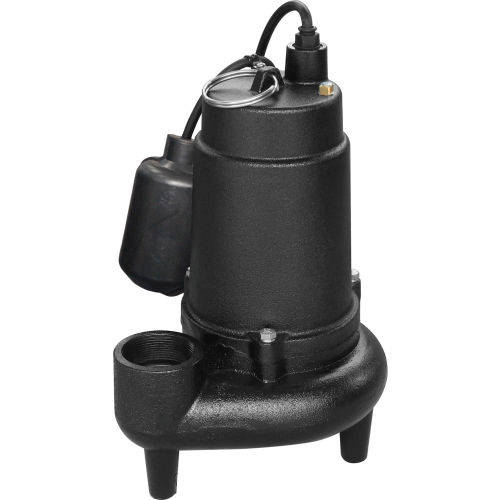 Power-Flo 3/4HP Automatic Sewage Pump 115V 2&quot; Discharge Teathered Float Switch 10' Cord