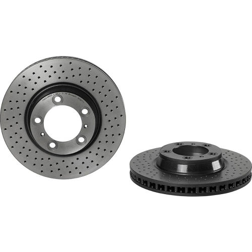 Premium UV Coated Front Brake Rotor, Brembo 09.C877.11