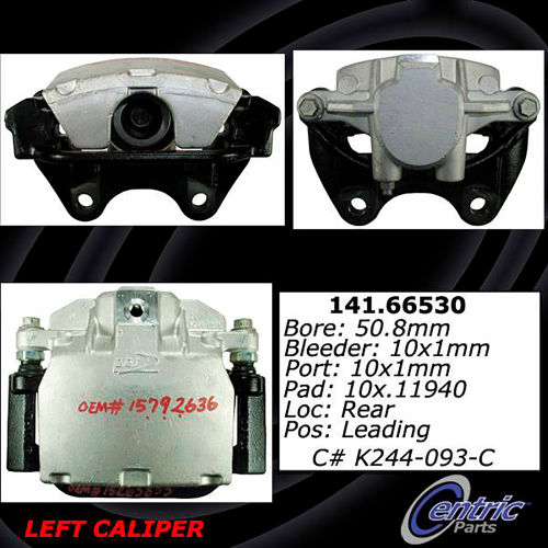 PosiQuiet Loaded Caliper with New Phenolic Pistons , Posi Quiet 142.66530