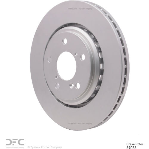 Disc Brake Rotor - Dynamic Friction Company 600-59058