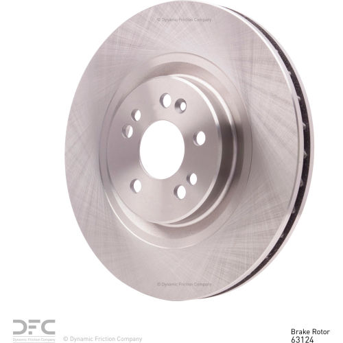 Disc Brake Rotor - Dynamic Friction Company 600-63124
