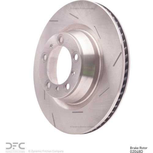 Disc Brake Rotor - Slotted - Dynamic Friction Company 610-02048D