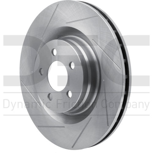 Disc Brake Rotor - Slotted - Dynamic Friction Company 610-39019