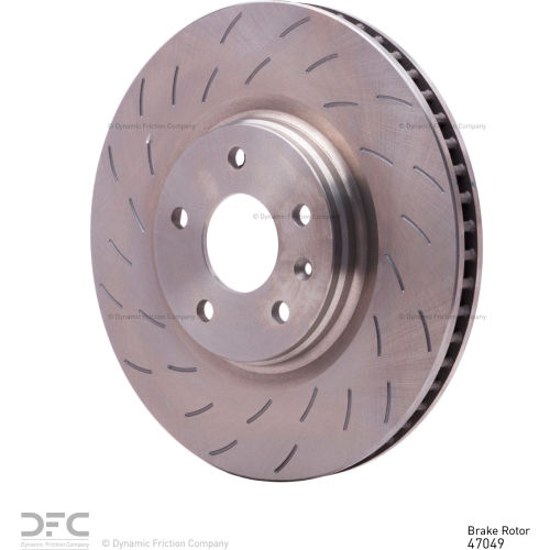 Disc Brake Rotor - Slotted - Dynamic Friction Company 610-47049