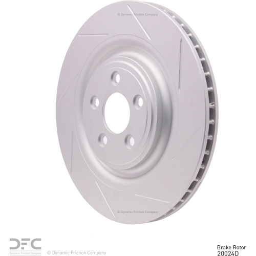 DFC GEOSPEC Coated Rotor - Slotted - Dynamic Friction Company 614-20024D