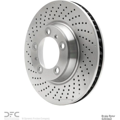Disc Brake Rotor - Drilled - Dynamic Friction Company 620-02036D