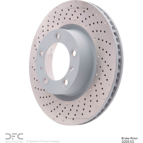 Disc Brake Rotor - Drilled - Dynamic Friction Company 620-02051D