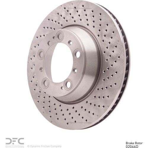 Disc Brake Rotor - Drilled - Dynamic Friction Company 620-02066D