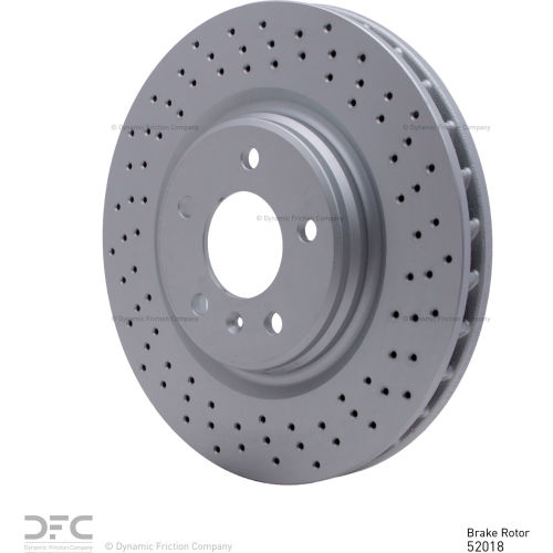 Disc Brake Rotor - Drilled - Dynamic Friction Company 620-52018