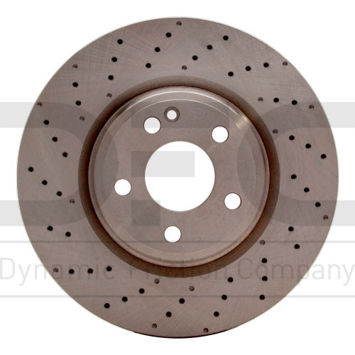 Disc Brake Rotor - Drilled - Dynamic Friction Company 620-63108