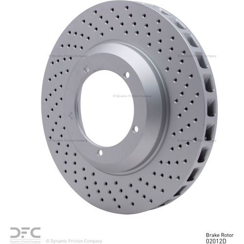 DFC GEOSPEC Coated Rotor - Drilled - Dynamic Friction Company 624-02012D