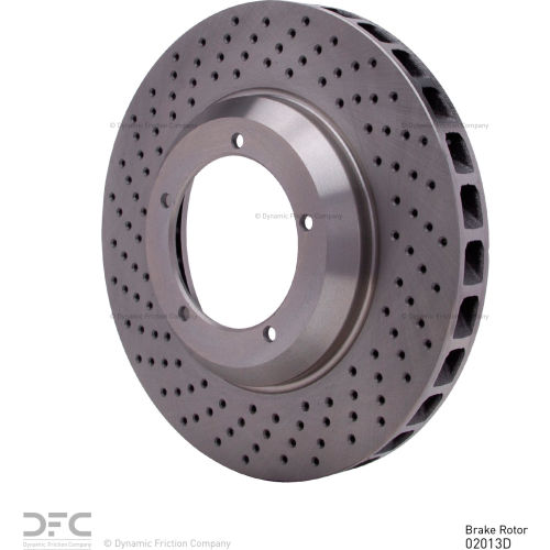 DFC GEOSPEC Coated Rotor - Drilled - Dynamic Friction Company 624-02013D