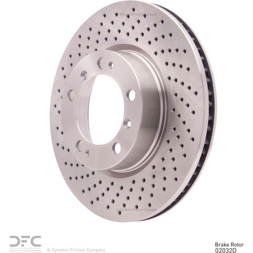 DFC GEOSPEC Coated Rotor - Drilled - Dynamic Friction Company 624-02032D