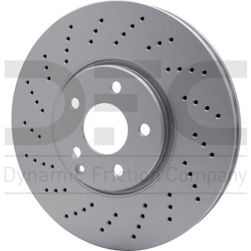 DFC GEOSPEC Coated Rotor - Drilled - Dynamic Friction Company 624-63059