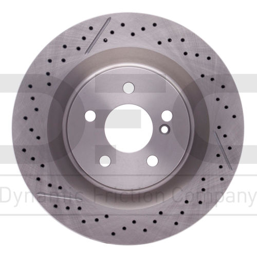 Disc Brake Rotor - Drilled and Slotted - Dynamic Friction Company 630-63068