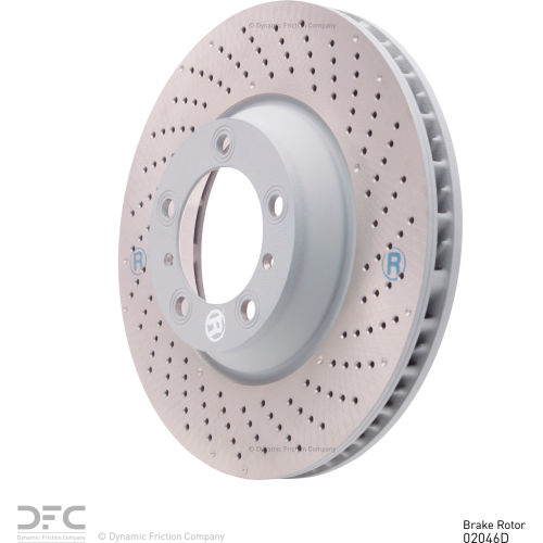 DFC Hi-Carbon Alloy Rotor - Drilled - Dynamic Friction Company 920-02046D
