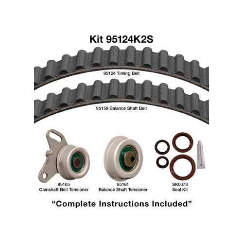 Timing Belt Kit With Seals, Dayco 95124K2S
