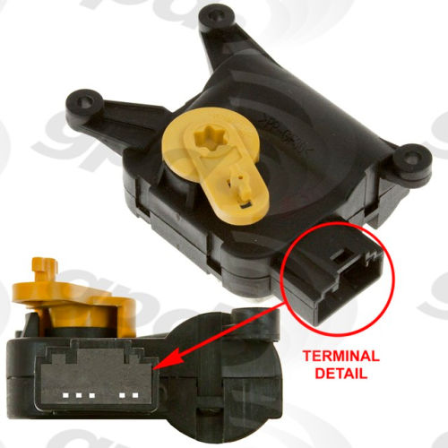 HVAC Mode Door Actuator, Global Parts 1712283