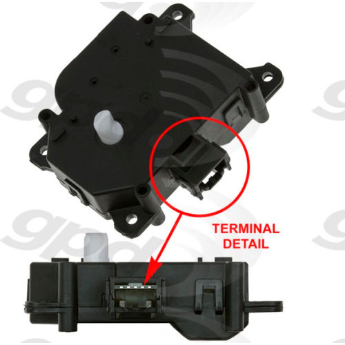 HVAC Mode Door Actuator, Global Parts 1712320