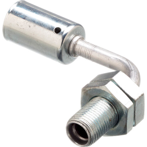 Male Inverted O-Ring Bulkhead - 90 Bent Tube - Aluminum (PolarSeal ACA) - Gates G45602-1010