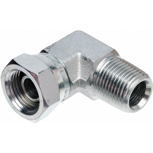 Male Pipe NPTF to Female Pipe Swivel NPSM - 90 (SAE to SAE) - Gates G60144-0406