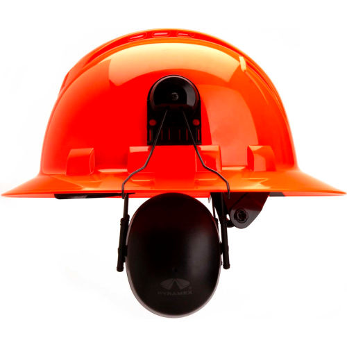 Hard Hat Mounted Earmuffs for Full Brim Hats