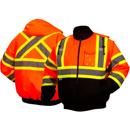 Pyramex® RJ40 Hi-Vis Softshell Winter Jacket, Type R, ANSI Class 3