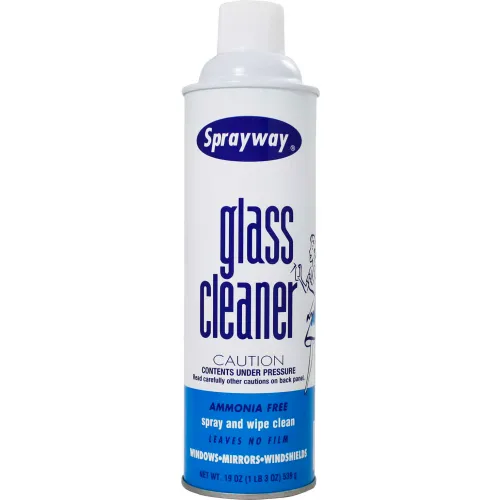 Sprayway Foaming Glass Cleaner, 20 oz. Aerosol Can, 12 Cans/Case SW050