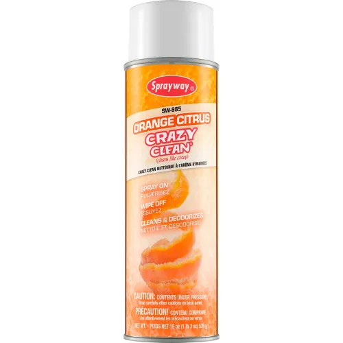 Sprayway® Orange Citrus Crazy Clean, 20 oz. Aerosol Spray - SW985 - Pkg Qty  12