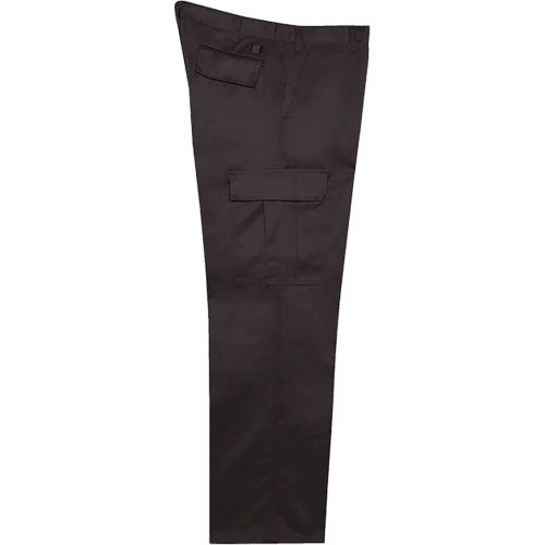 Big Bill 6 Pocket Cargo Pants, Heavy-Duty Twill, 29W x 30L, Black