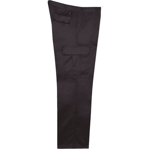 Big Bill 6 Pocket Cargo Pants, Heavy-Duty Twill, 33W x 32L, Black