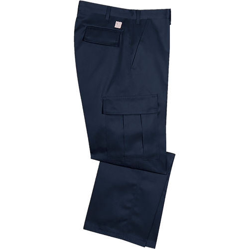 Big Bill 6 Pocket Cargo Pants, Heavy-Duty Twill, 33W x 32L, Dark Navy