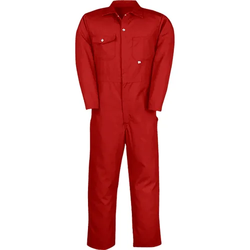 Red coverall jumpsuit deals