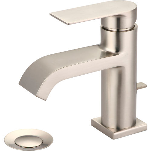 Olympia i4 L-6090-BN Single Lever Bathroom Faucet with Pop-Up PVD Brushed Nickel