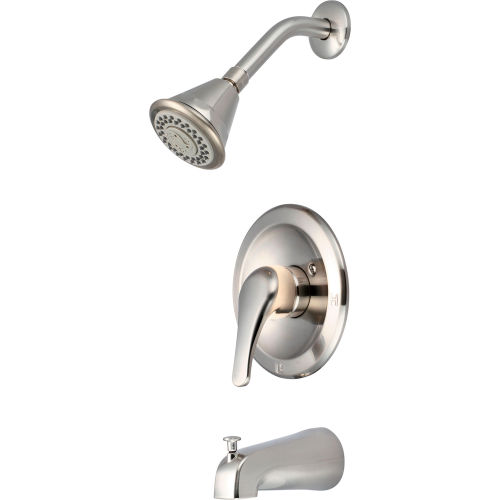 Olympia Elite T-2306-BN Single Lever Tub/Shower Trim Kit Only PVD Brushed Nickel