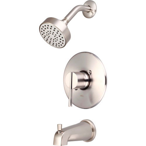 Olympia i2v T-2380-BN Single Lever Tub/Shower Trim Kit Only PVD Brushed Nickel
