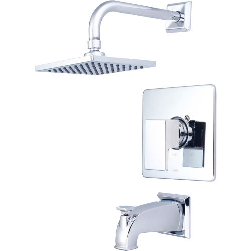 Pioneer Mod T-4MO100 Single Lever Tub/Shower Trim Kit Only Polished Chrome