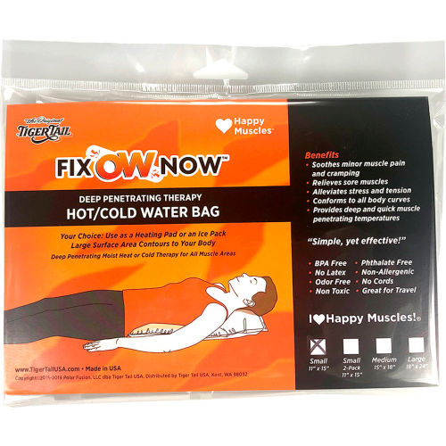 Tiger Tail&#174; Hot/Cold Water Therapy Bag, Small, 1/Pack