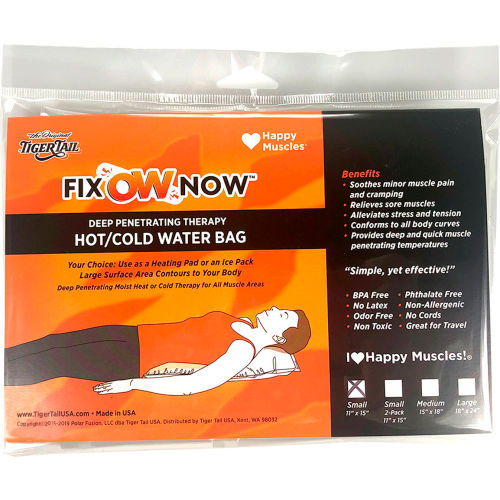 Tiger Tail® Hot/Cold Water Therapy Bag, Small, 1/Pack
