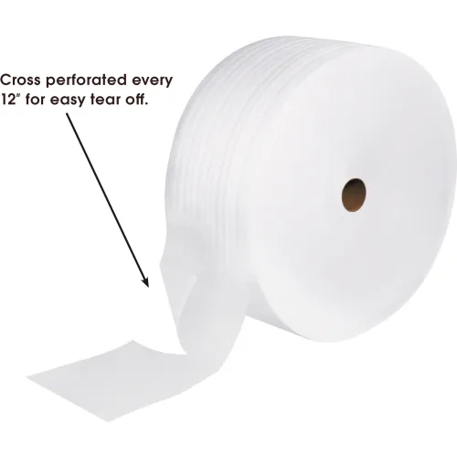 UPSable Shipping Foam Rolls, 1/8 Thick, 12 x 350', Perforated