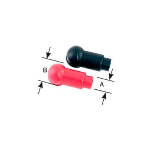 Quick Cable 5720-005R Red Stud Terminal Protector, 4 Gauge, 5 Pcs