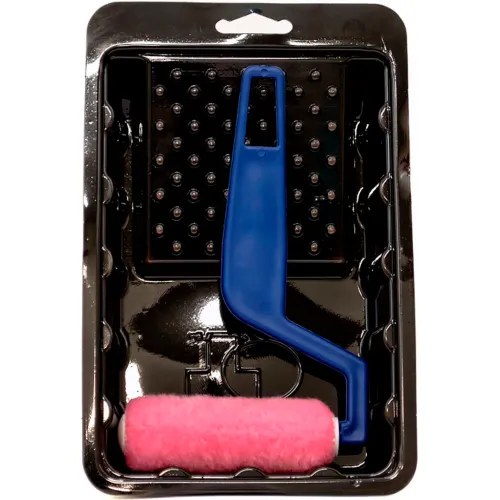 RollerLite 3Piece Dralon Woven Fabric Tiny White Touch Kit, 12/Case