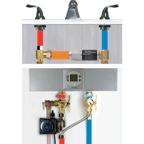 AquaMotion Hot Water Circulation Kit for Indoor Tankless Heater Without BuiltIn Pump