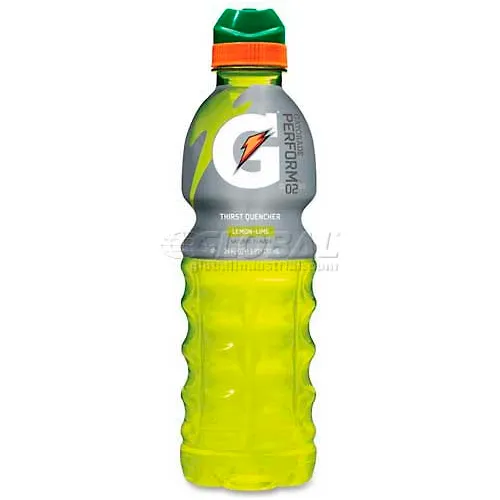 Gatorade® Thirst Quencher Sports Drink, Lemon Lime, 24 oz., 24/Carton
