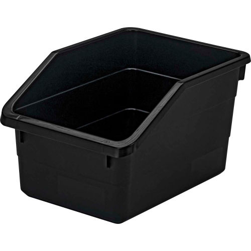 Plastic Heavy Duty Nesting Storage Shelf Bin NPB1076BK 7-1/2"W X 10-1/4 ...