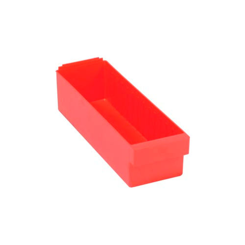 Quantum Super Tuff Euro Drawer QED602 - 5-9/16"W X 17-5/8"D X 4-5/8"H Red - Pkg Qty 24