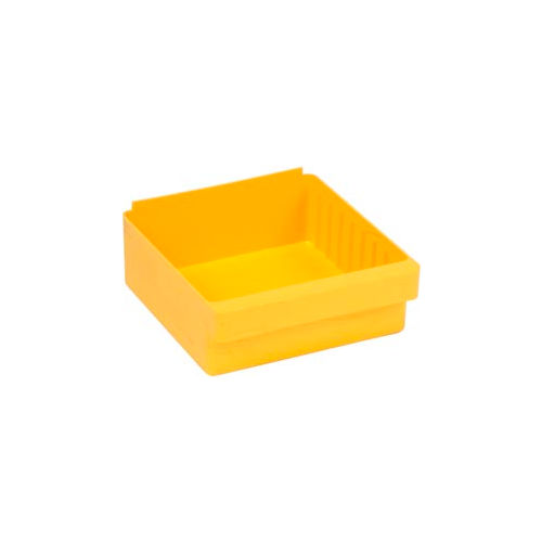 Quantum Super Tuff Euro Drawer QED801 - 11-1/8"W X 11-5/8"D X 4-5/8"H Yellow - Pkg Qty 12
